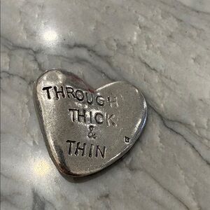 Tamara Hensick Designs Pewter Heart-Shaped Token
